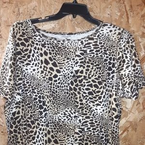 Leopard print women's shirt